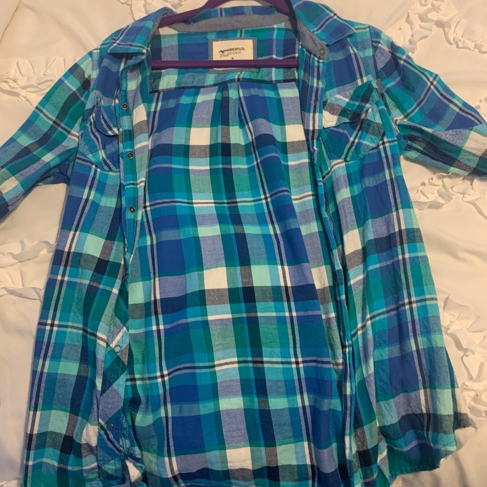 Button Down Blue Flannel